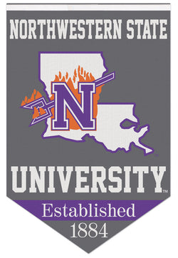Northwestern State University Demons Official NCAA Premium Felt Wall Banner - Wincraft