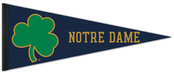 Notre Dame Fighting Irish Clover-Logo Official NCAA Team Premium Felt Pennant - Wincraft Inc.