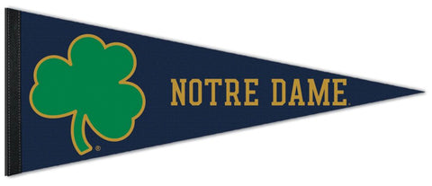 Notre Dame Fighting Irish Clover-Logo Official NCAA Team Premium Felt Pennant - Wincraft Inc.