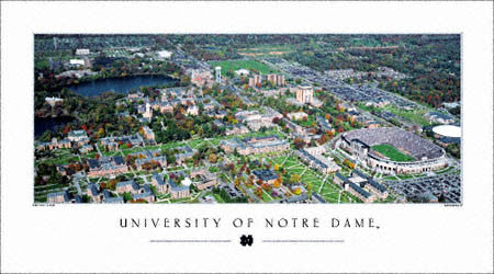 Notre Dame University "Bird's Eye View" - Rick Anderson 2005