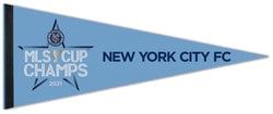 New York City FC 2021 MLS Cup Champions Premium Felt Collector's Pennant - Wincraft Inc.