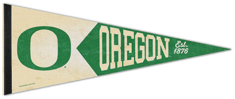 Oregon Ducks NCAA College Vault Collection 1950s-Style Premium Felt Collector's Pennant - Wincraft Inc.