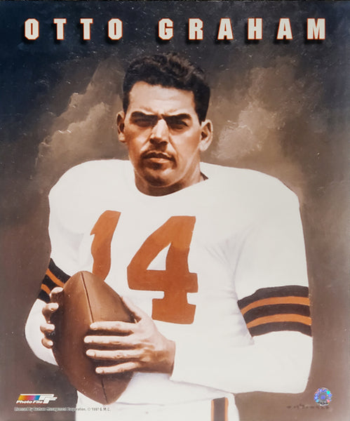 Otto Graham Cleveland Browns QB Legend Premium Poster Print - Photofile Inc.