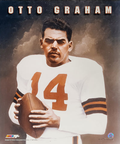 Otto Graham Cleveland Browns QB Legend Premium Poster Print - Photofile Inc.