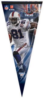 Terrell Owens "Big-Time" EXTRA-LARGE Premium Felt Pennant - Wincraft