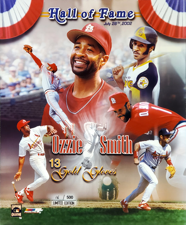 Ozzie Smith Cooperstown Classic St. Louis Cardinals Premium Poster Print  - Photofile Inc.