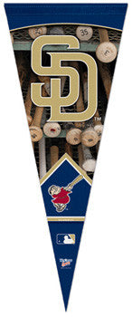 San Diego Padres "Batrack" Premium Felt Pennant - Wincraft