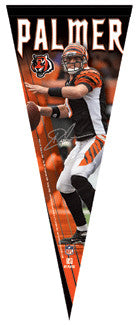 Carson Palmer "Signature" Premium Felt Collector's Pennant L.E. /2,008