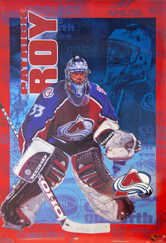 Patrick Roy "Stopper" Colorado Avalanche NHL Action Poster - Trends 1999