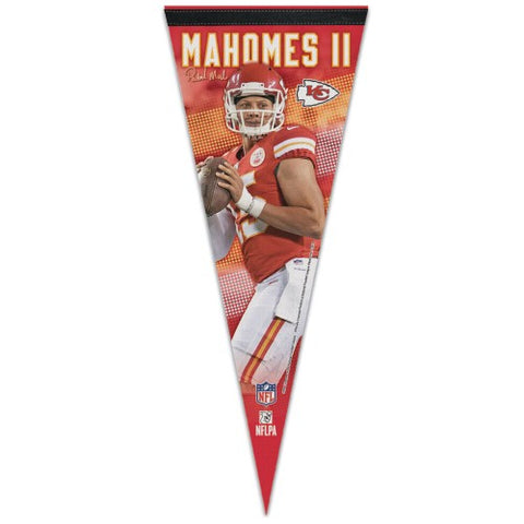 Patrick Mahomes Kansas City Chiefs Signature Series Premium Felt Collector's PENNANT - Wincraft