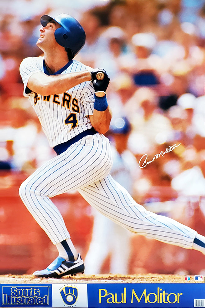 Paul Molitor SI Classic Milwaukee Brewers MLB Action Poster -  Marketcom/Sports Illustrated 1988