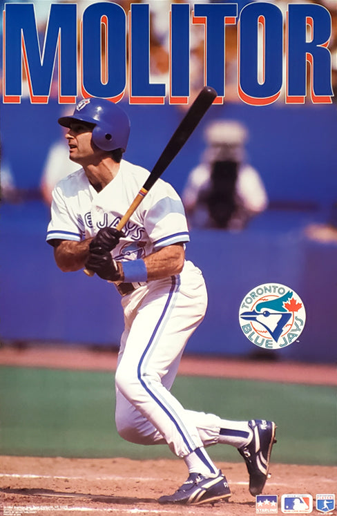 Paul Molitor Superstar Toronto Blue Jays MLB Action Poster - Starline 1994