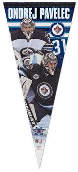 Ondrej Pavelec "Big-Time" EXTRA-LARGE Premium Felt Pennant - Wincraft Inc.