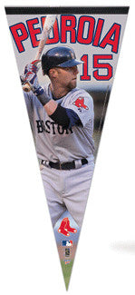 Dustin Pedroia "Big-Time" EXTRA-LARGE Premium Felt Pennant - Wincraft