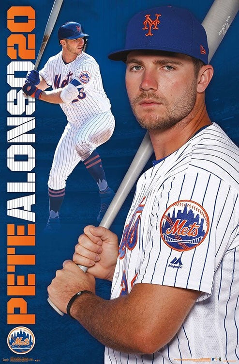 Pete Alonso Superstar New York Mets Official MLB Baseball Poster - T –  Sports Poster Warehouse
