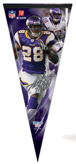 Adrian Peterson "Big-Time" EXTRA-LARGE Premium Felt Pennant - Wincraft