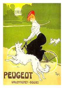 Peugeot Bicycles "Valentigney-Doubs" (c.1900) - Clouets
