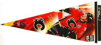 Dion Phaneuf "Calgary Action" EXTRA-LARGE Premium Felt Pennant - Wincraft 2009