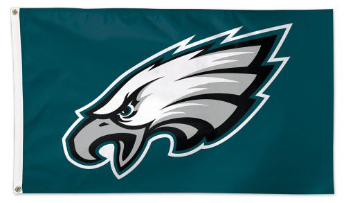 Philadelphia Eagles Official NFL Football Team Logo Deluxe-Edition 3'x5' Flag - Wincraft Inc.