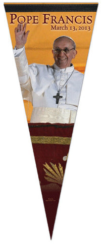 Pope Francis (Jorge Mario Bergoglio) Papal Election Commemorative Premium Pennant - Wincraft