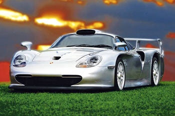 Porsche Carrera GT "Quicksilver" Poster - Wizard & Genius 2007