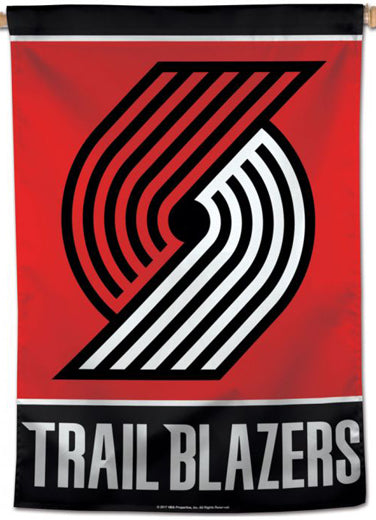 Portland Trail Blazers Official NBA Basketball Premium 28x40 Team Logo Wall Banner - Wincraft Inc.