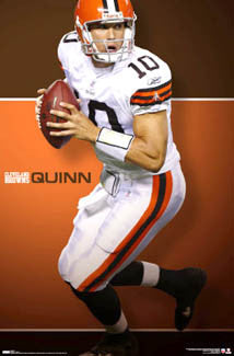 Brady Quinn "QB Action" Cleveland Browns Poster - Costacos 2007