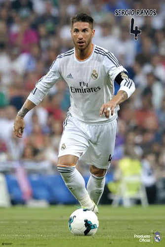 レアルマドリード 13/14 ホームユニ #4 SERGIO RAMOS REAL MADRID 2013-2014 Sergio Ramos 4 camiseta shirt trikot maillot