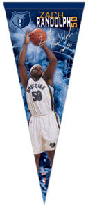 Zach Randolph "Signature" Premium Felt Pennant (LE /1000) - Wincraft Inc.