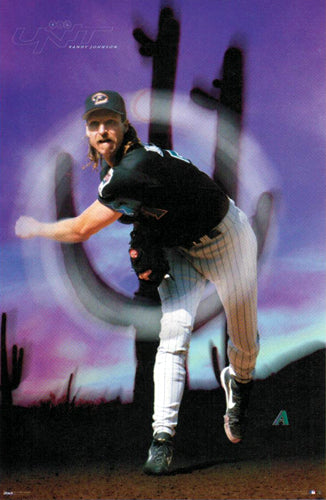 Randy Johnson "Big Unit" Arizona Diamondbacks Poster - Costacos Sports 1999