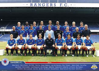 Glasgow Rangers Official Team Poster 2004/05 - GB Posters