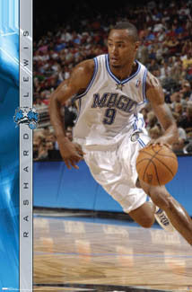 Rashard Lewis "Magical" Orlando Magic NBA Action Poster - Costacos 2008