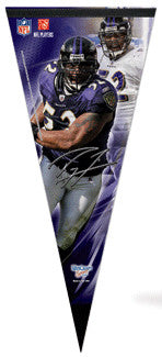 Ray Lewis "Signature" EXTRA-LARGE Premium Felt Pennant - Wincraft