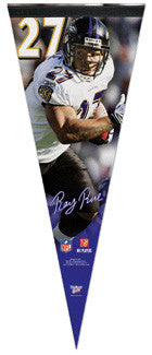 Ray Rice "Signature" Premium Felt Pennant (LE /1,000) - Wincraft 2010