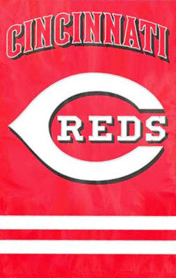 Cincinnati Reds Official Team Applique Banner - Party Animal