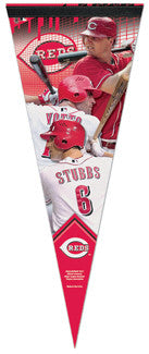 Cincinnati Reds "Sluggers" (Bruce, Votto, Stubbs) Premium Pennant