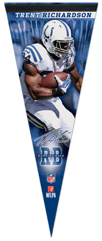 Trent Richardson "Signature" Indianapolis Colts Premium Felt Collector's Pennant - Wincraft 2013