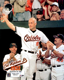 Cal Ripken Jr. "2,632" (1998) Baltimore Orioles Premium Poster Print - Photofile Inc.