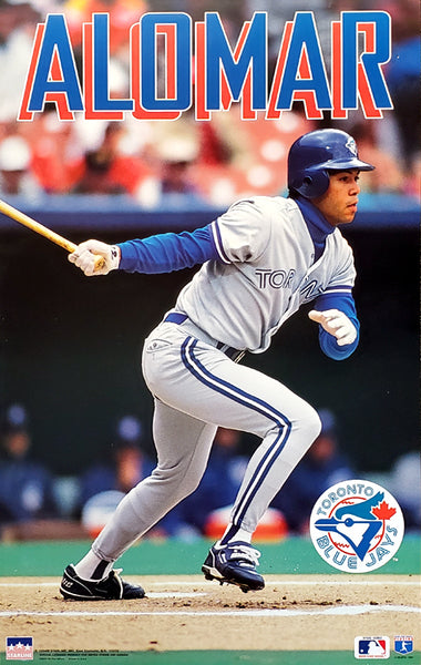 Roberto Alomar "Line Drive" (1994) Toronto Blue Jays Poster - Starline Inc.