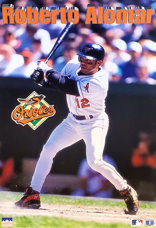 Roberto Alomar Orioles Classic (1996) Baltimore Orioles Poster - Sta –  Sports Poster Warehouse