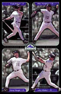 Colorado Rockies "Four Stars" Poster (Helton, Walker, Neagle, Hampton) - Costacos 2001