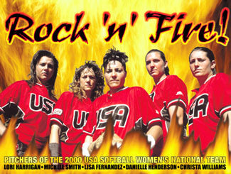 Team USA Softball Team 2000 "Rock-N-Fire" Pitchers Poster - USA Softball