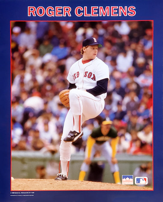 Roger Clemens Houston Pinstripes Houston Astros MLB Baseball Retro SI  Poster - Costacos 2004