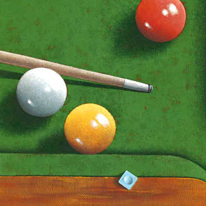 The Snooker Table by Bill Romero - Wizard & Genius 2006