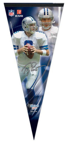 Tony Romo "Big-Time" Dallas Cowboys EXTRA-LARGE Premium Felt Pennant - Wincraft