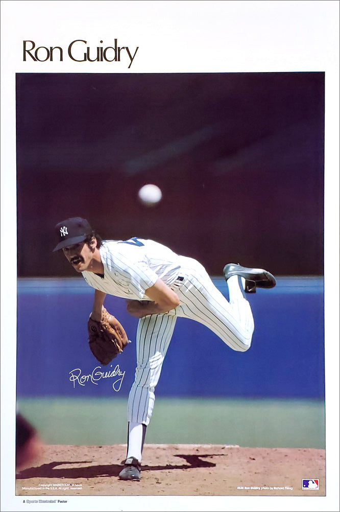 Sold at Auction: Yankees Ron Guidry Signed Triple Image Lithograph