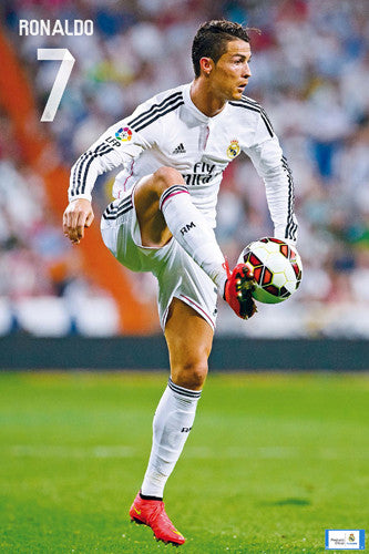 Cristiano Ronaldo "Game Night" Real Madrid CF Official La Liga Soccer Poster - G.E. (Spain)