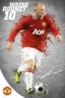 Wayne Rooney "Explosive" Manchester United FC Poster - GB Eye (2011)
