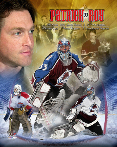 Patrick Roy LEGEND Career Commemorative Premium Poster Print - Photofile Inc.