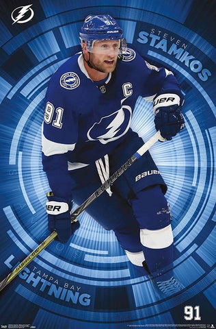 Steven Stamkos "Heart and Soul" Tampa Bay Lightning Official NHL Action Poster - Trends 2019